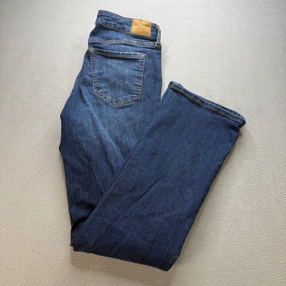 Aeropostale Mid Rise Boot Jeans Womens 8L Blue Cotton Denim Stretch Casual Work